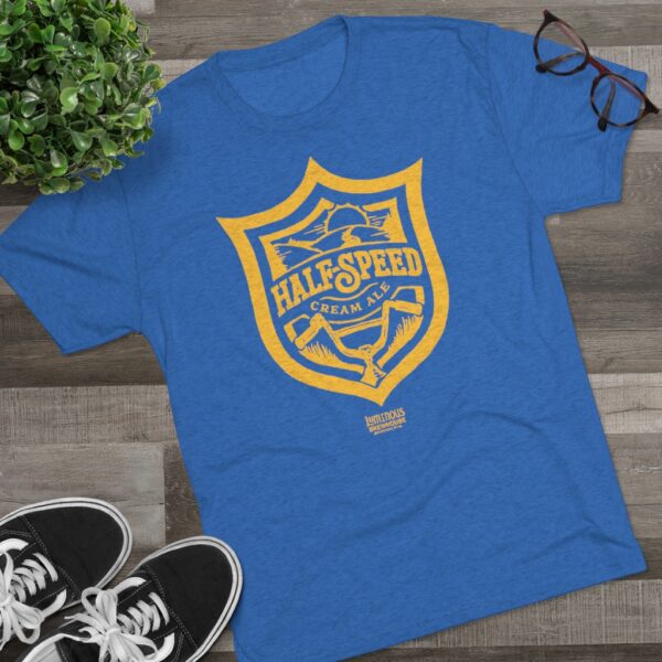 Luminous Brewhouse Half-Speed Cream Ale Men's Tri-Blend T-Shirt - Image 11
