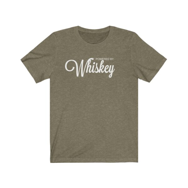Barreled Apparel Powered By Whiskey Modern Fit T-shirt - Image 2