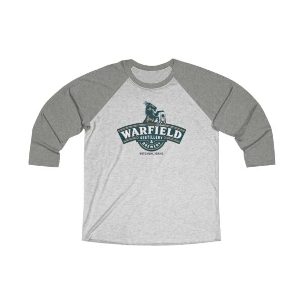 Warfield Distillery & Brewery Tri-Blend ¾ Sleeve Raglan Baseball T Shirt