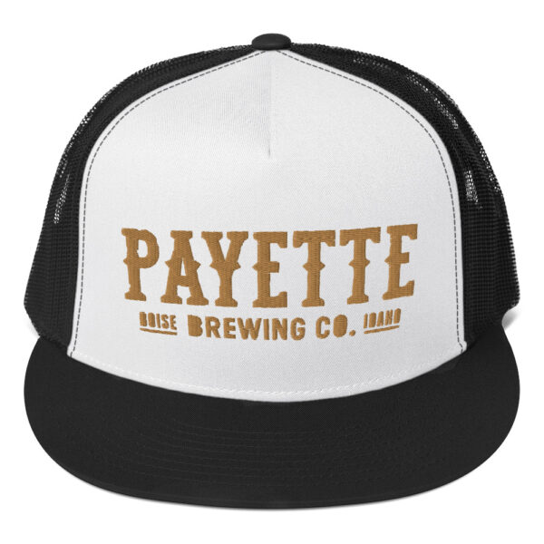 Payette Brewing Text Logo Embroidered Trucker Hat - Image 4