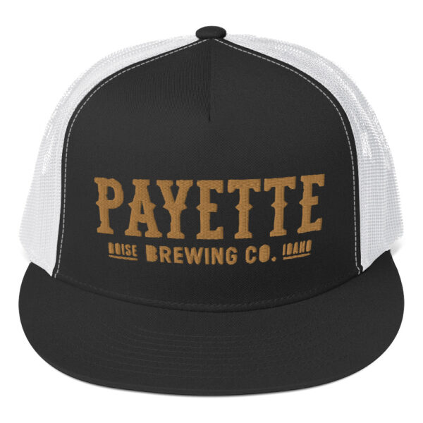 Payette Brewing Text Logo Embroidered Trucker Hat - Image 2