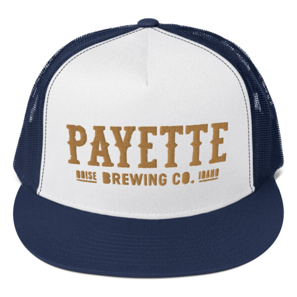 Payette Brewing Text Logo Embroidered Trucker Hat - Image 5