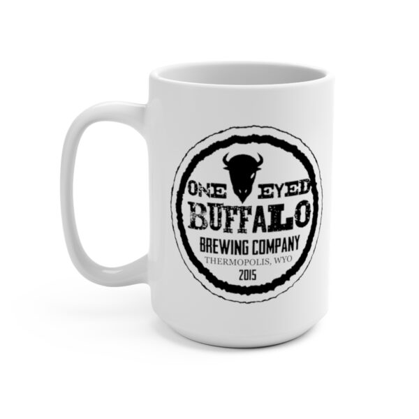 One Eyed Buffalo Brewing Coffee Mug 15oz - Image 3