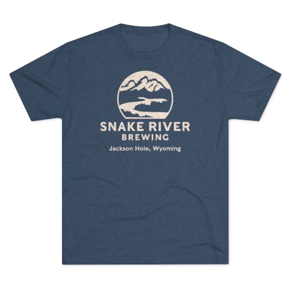 Snake River Brewing Logo Men's Tri-Blend T-Shirt - Image 7