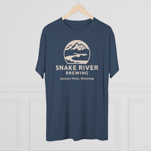 Snake River Brewing Logo Men's Tri-Blend T-Shirt - Image 9