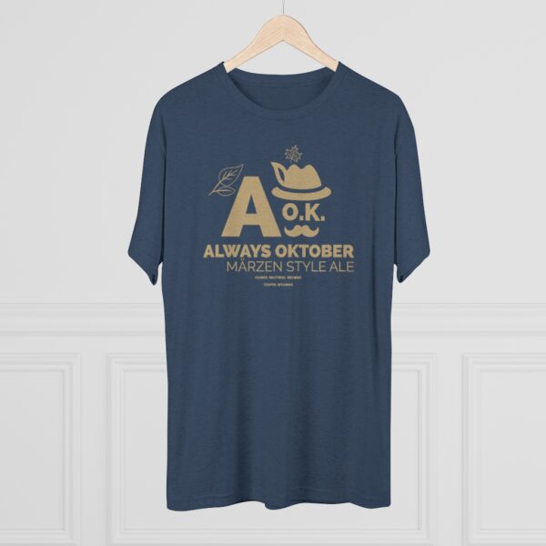 Gruner Brothers A O.K. Always Oktober Tri-Blend T-Shirt - Image 15