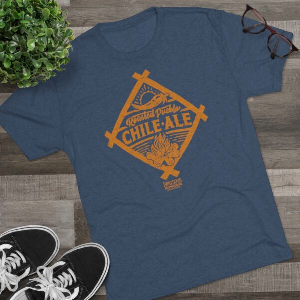 Luminous Brewhouse Roasted Pueblo Chile Ale Men's Tri-Blend T-Shirt - Image 11