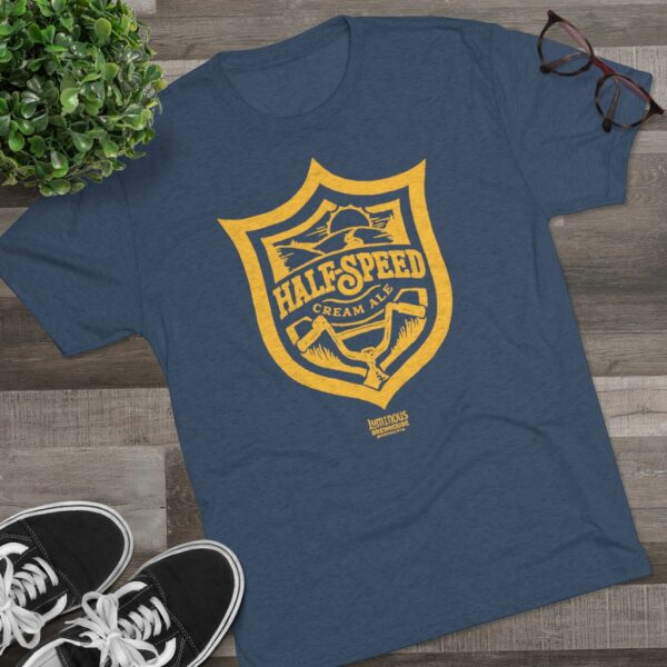 Luminous Brewhouse Half-Speed Cream Ale Men's Tri-Blend T-Shirt - Image 14