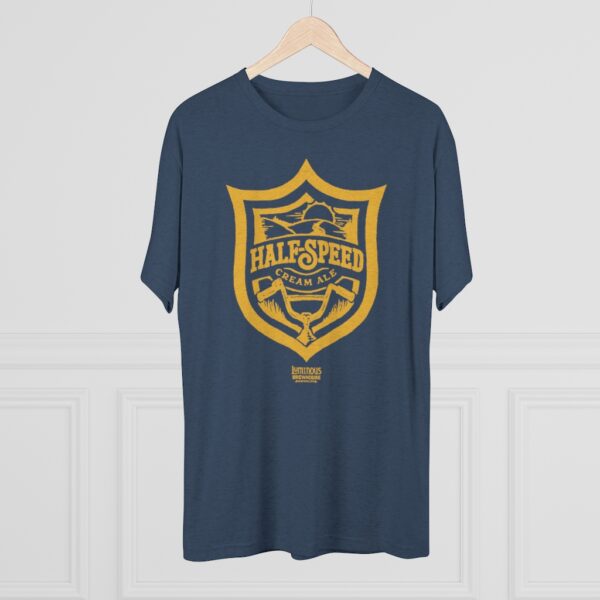 Luminous Brewhouse Half-Speed Cream Ale Men's Tri-Blend T-Shirt - Image 15