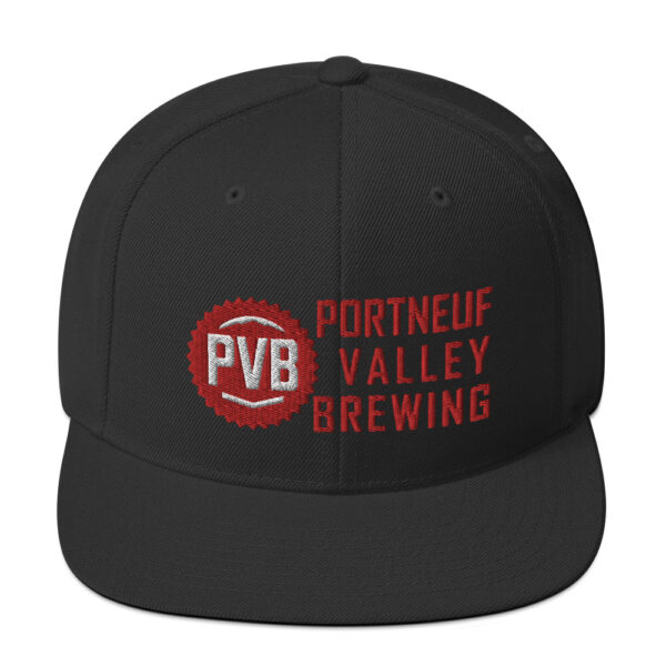 Portneuf Valley Brewing Flat Bill Snapback Hat - Image 2