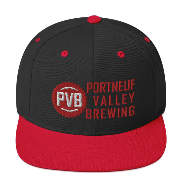 Portneuf Valley Brewing Flat Bill Snapback Hat - Image 3
