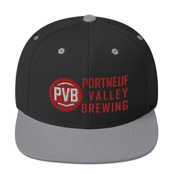 Portneuf Valley Brewing Flat Bill Snapback Hat - Image 4