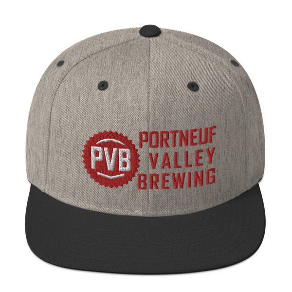 Portneuf Valley Brewing Flat Bill Snapback Hat - Image 6