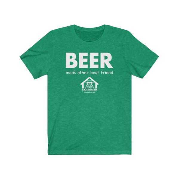 Doghaus Brewery Beer, Man's Other Best Friend Men's T-shirt - Image 2