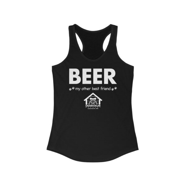 Doghaus Brewery "Beer, My Other Best Friend" Women's Racerback Tank - Image 2