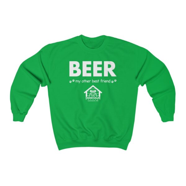 Doghaus Brewery "Beer, My Other Best Friend" Unisex Crewneck Sweatshirt - Image 3