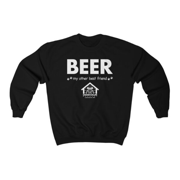 Doghaus Brewery "Beer, My Other Best Friend" Unisex Crewneck Sweatshirt - Image 2
