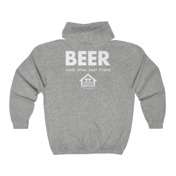 Doghaus Brewery Beer Man’s Other Best Friend Zip Hooded Sweatshirt