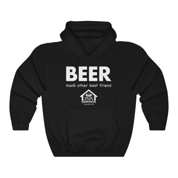 Doghaus Brewery "Beer, Man's Other Best Friend" Men's Pullover Hoodie - Image 2