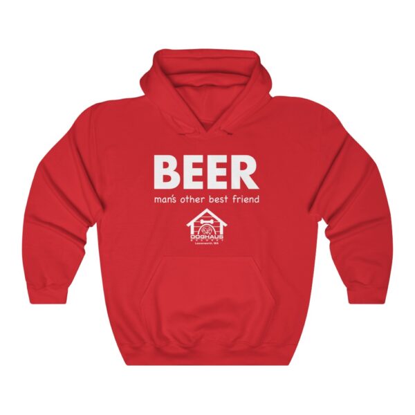 Doghaus Brewery "Beer, Man's Other Best Friend" Men's Pullover Hoodie - Image 7