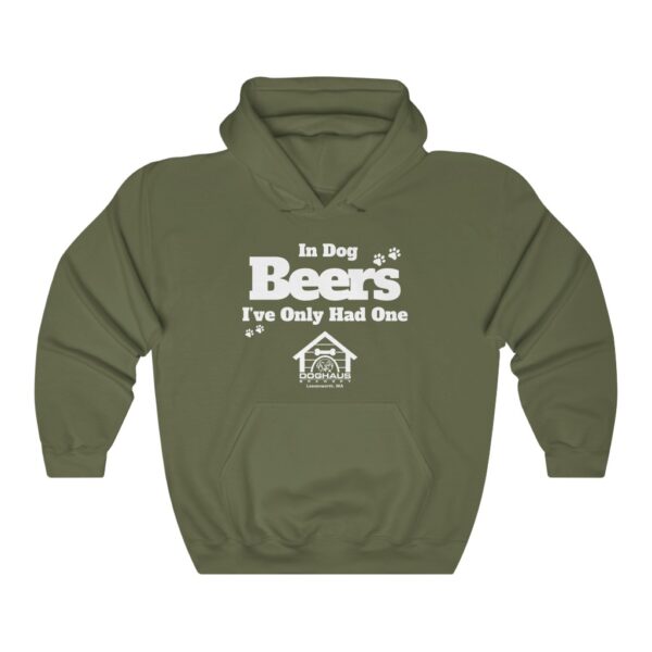 Doghaus Brewery "In Dog Beers" Men's Pullover Hoodie - Image 3