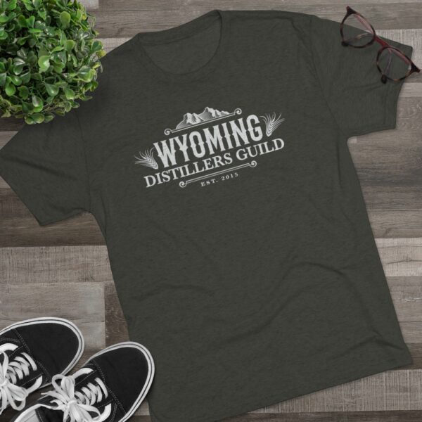 Wyoming Distillers Guild Men's Tri-Blend T-Shirt - Image 2