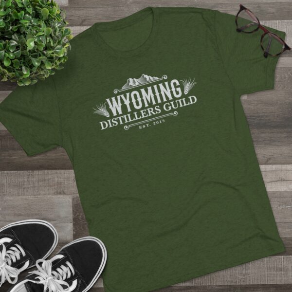 Wyoming Distillers Guild Men's Tri-Blend T-Shirt - Image 8