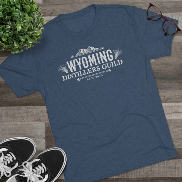 Wyoming Distillers Guild Men's Tri-Blend T-Shirt - Image 14