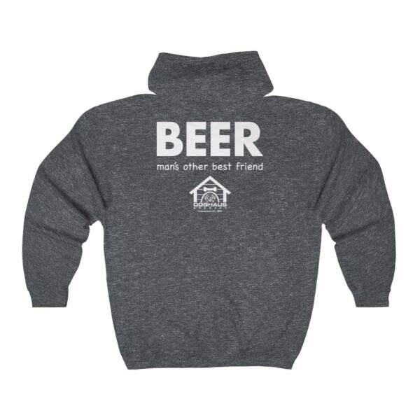 Doghaus Brewery Beer Man's Other Best Friend Zip Hooded Sweatshirt - Image 6