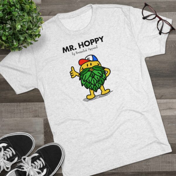 Mr. Hoppy By Barreled Apparel Men's Tri-Blend Crew T-shirt - Image 2