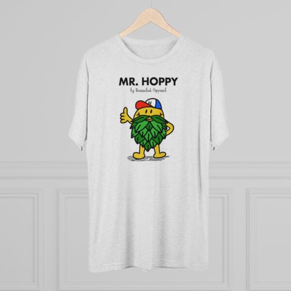 Mr. Hoppy By Barreled Apparel Men's Tri-Blend Crew T-shirt - Image 3