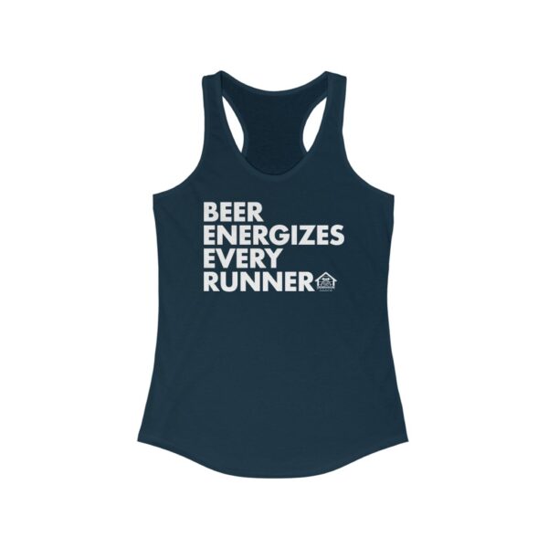 Doghaus Brewing Beer Energizes Every Runner Women's Racerback Tank - Image 2