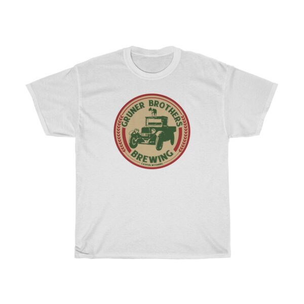 Gruner Brothers Brewing Logo Men’s Traditional Fit T-Shirt - Image 2