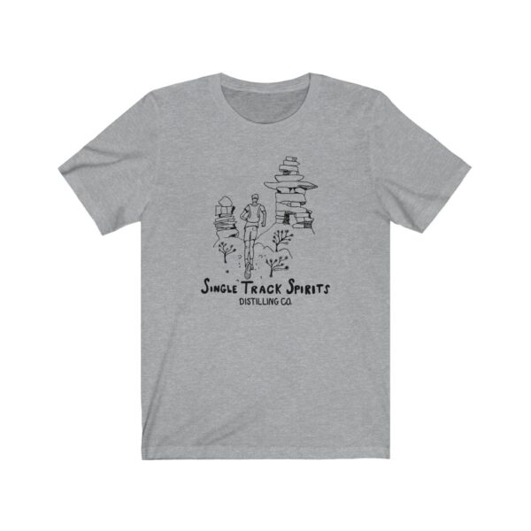Single Track Spirits Runner Unisex Cotton/Poly T-shirt