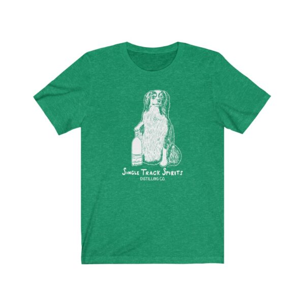 Single Track Spirits Dog Unisex Cotton/Poly T-shirt - Image 3