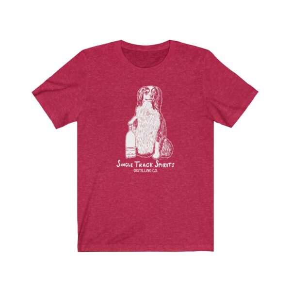 Single Track Spirits Dog Unisex Cotton/Poly T-shirt - Image 6