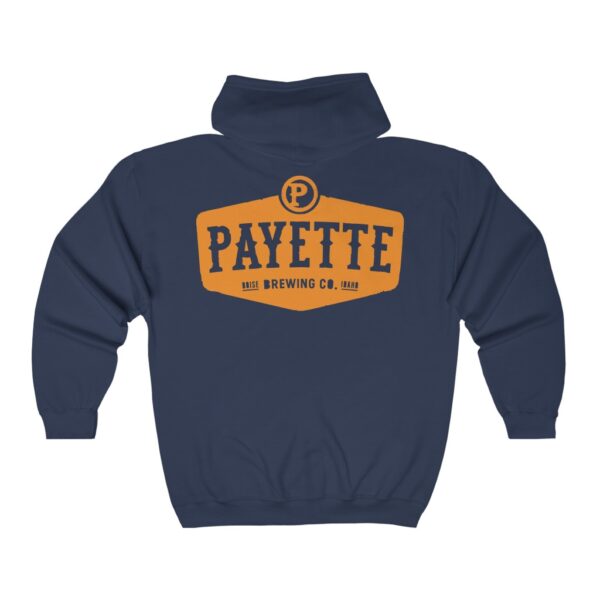 Payette Brewing Men's Zip Hooded Sweatshirt - Image 6