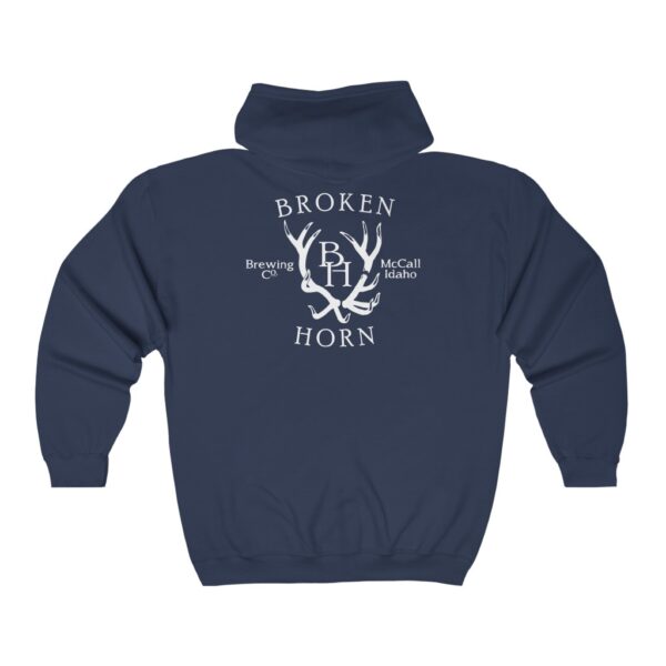 Broken Horn Men's Zip Hooded Sweatshirt - Image 2