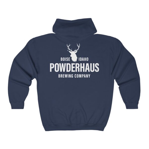 Powderhaus Brewing Men's Zip Hooded Sweatshirt - Image 2
