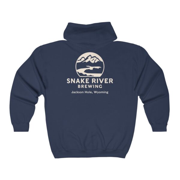 Snake River Brewing Men's Zip Hooded Sweatshirt - Image 2