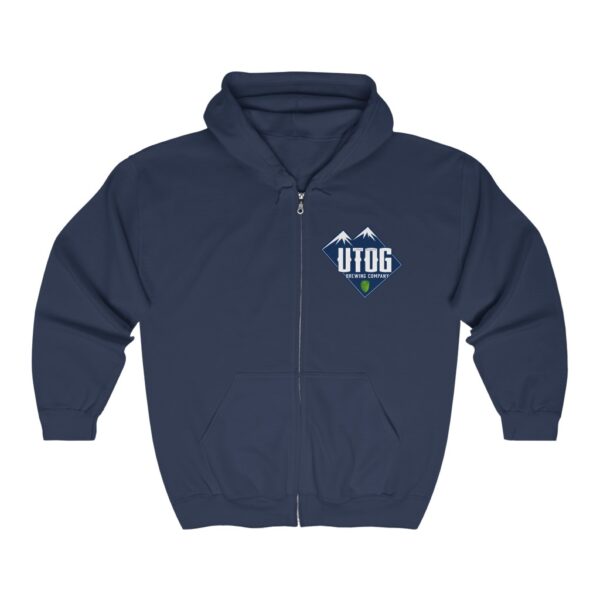 UTOG Brewing Men's Zip Hooded Sweatshirt - Image 7
