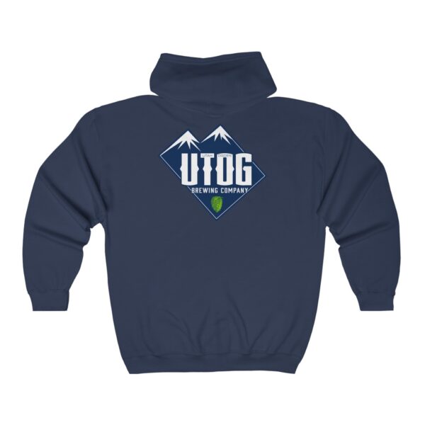 UTOG Brewing Men's Zip Hooded Sweatshirt - Image 8