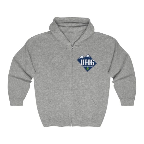 UTOG Brewing Men's Zip Hooded Sweatshirt