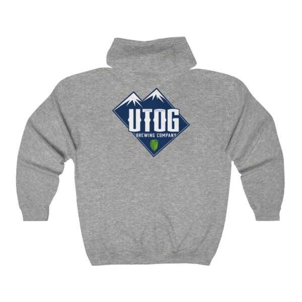 UTOG Brewing Men's Zip Hooded Sweatshirt - Image 2
