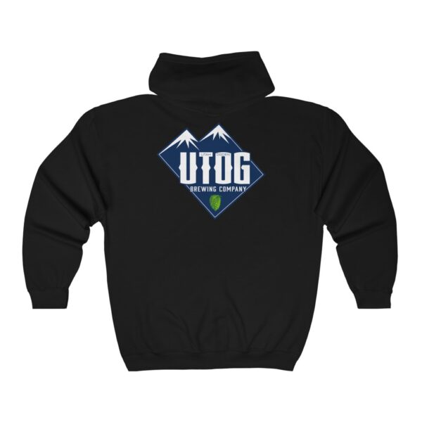 UTOG Brewing Men's Zip Hooded Sweatshirt - Image 4