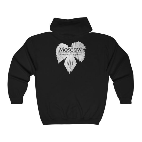 Moscow Brewing Company Men's Zip Hooded Sweatshirt - Image 4