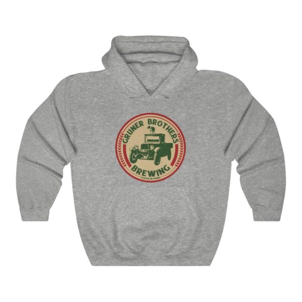 Gruner Brothers Brewing Men's Pull Over Hoodie - Image 3