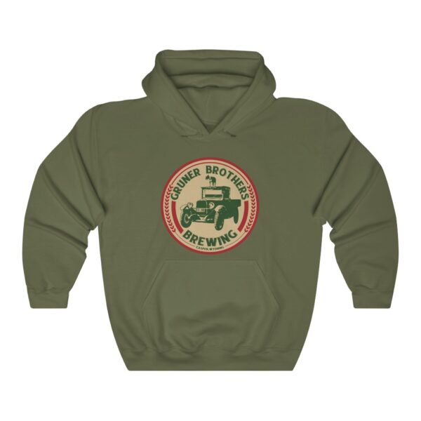 Gruner Brothers Brewing Men's Pull Over Hoodie - Image 4