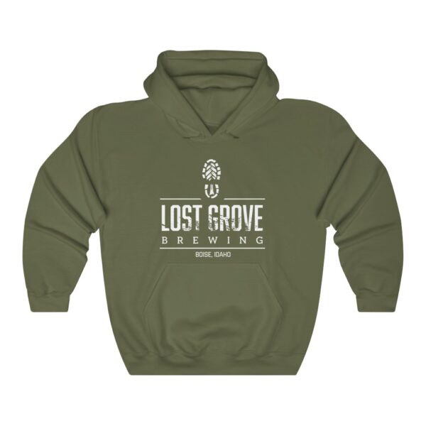 Lost Grove Brewing Brewing Men's Pull Over Hoodie - Image 4