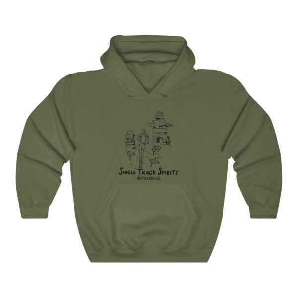 Single Track Spirits Men’s Pull Over Hoodie